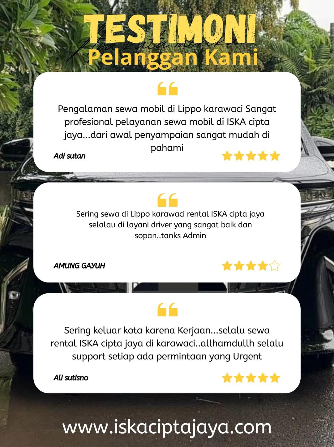Testimoni Pelanggan